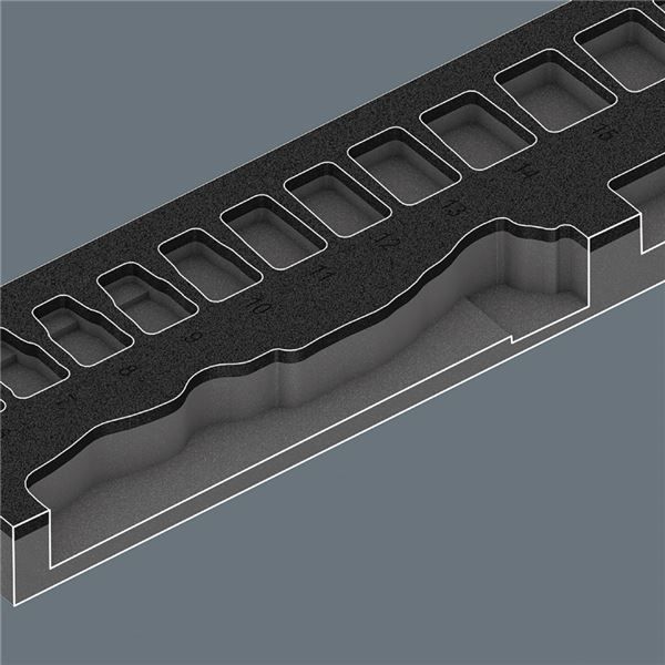 WERA ヴェラ 23点組 3 8DR ラチェットレンチ Zyklop Speed ソケットアタッチメント セット フォームインサート付 150111 工具