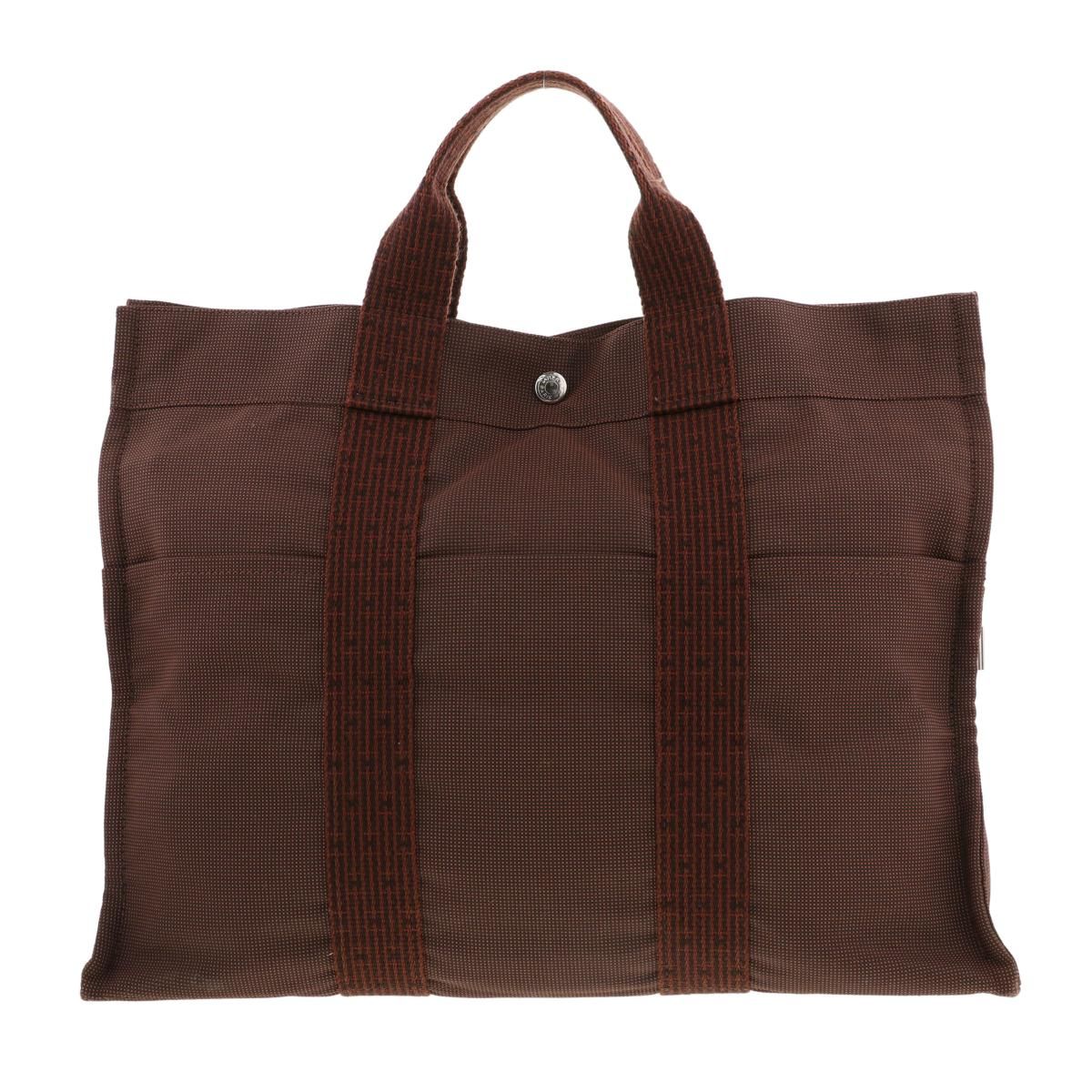 中古】 HERMES （エルメス） ｴｰﾙﾗｲﾝ ﾄｰﾄMM バッグ トートバッグ 