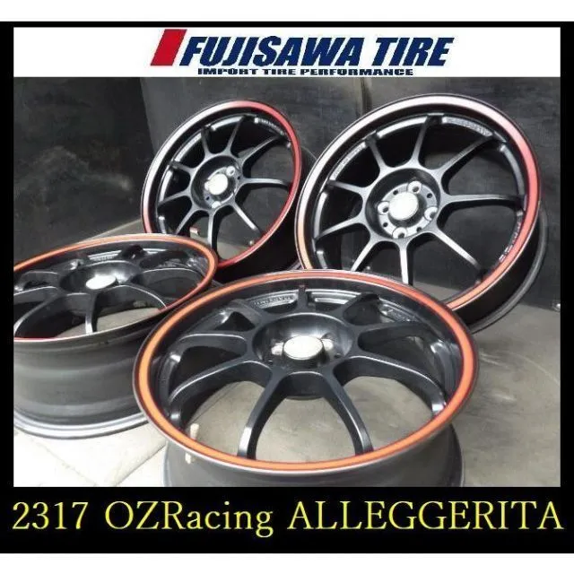 OZ Racing F1 15インチ　ホイール　4本　pcd100 4穴 O・Z F-1 中古ホイール 4本 7J 15インチ PCD100/108 4穴 +37 ハブ68