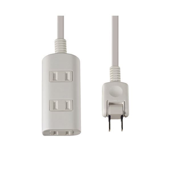 (まとめ）朝日電器 安全扉付タップ3個口／5m WBT-N3050B（W）【×5
