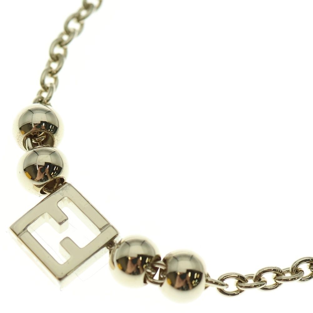 FENDI (フェンディ) FFロゴ ネックレス ペンダント チェーン