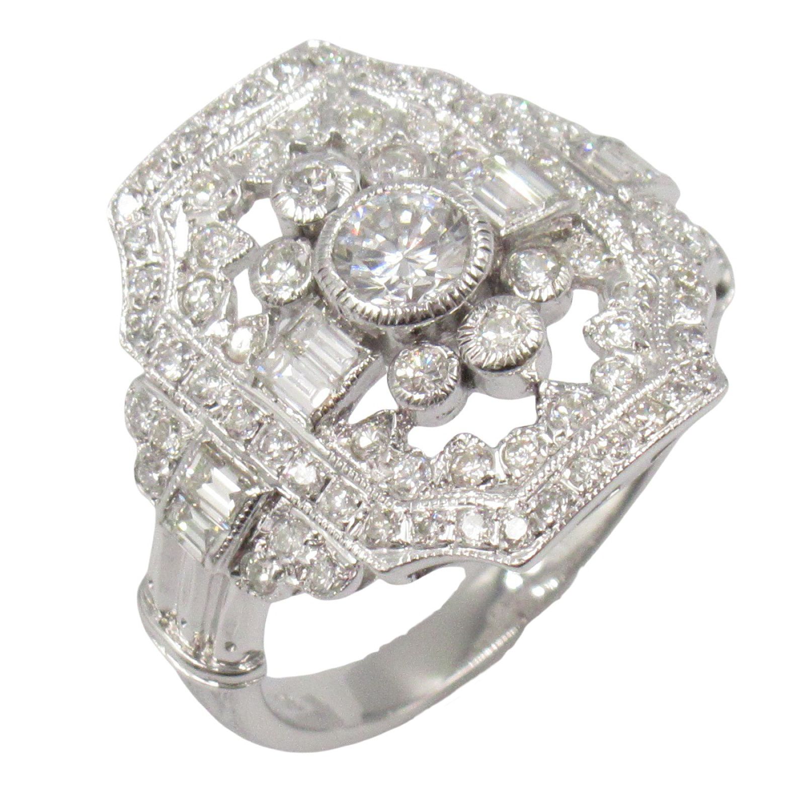 ジュエリー JEWELRY リング 指輪 ダイヤモンド リング ﾀﾞｲﾔ 4.9g 12.5 K18WG ホワイトゴールド ダイヤモンド リング レディース Used A