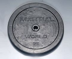 【新品・2営業日で発送】マーシャルワールドジャパン RP15000 ラバープレート穴径28mm 15.0kg