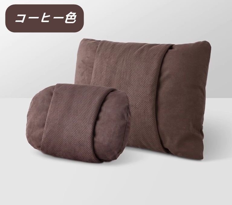 車 腰クッション 背もたれクッション ランバーサポート ファッション 車ヘッドレスト 車 ネックピロー 腰当て 車 ネックパッド 長時間運転 腰 サポート 通気性 車用腰枕 快適な腰クッション 車用品 2個 5色可選