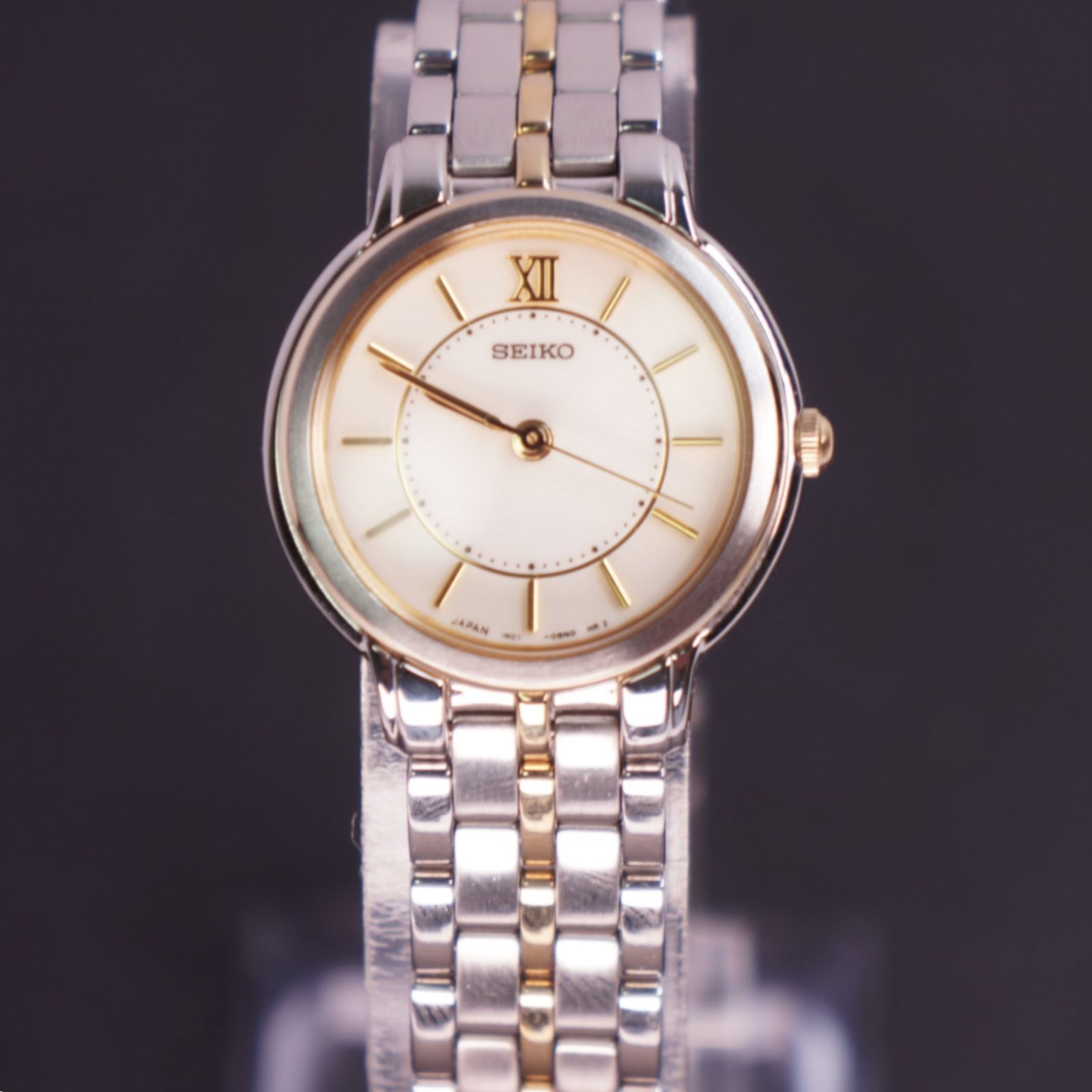 SEIKO セイコー レディース腕時計 GOLD ゴールド オクタゴン ブラック