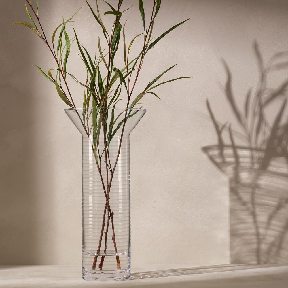 未使用　LSA フラワーベース 高さ30㎝ LSA Union Vase G1769-40-171 クリア H40cm LUI04 エルエスエー