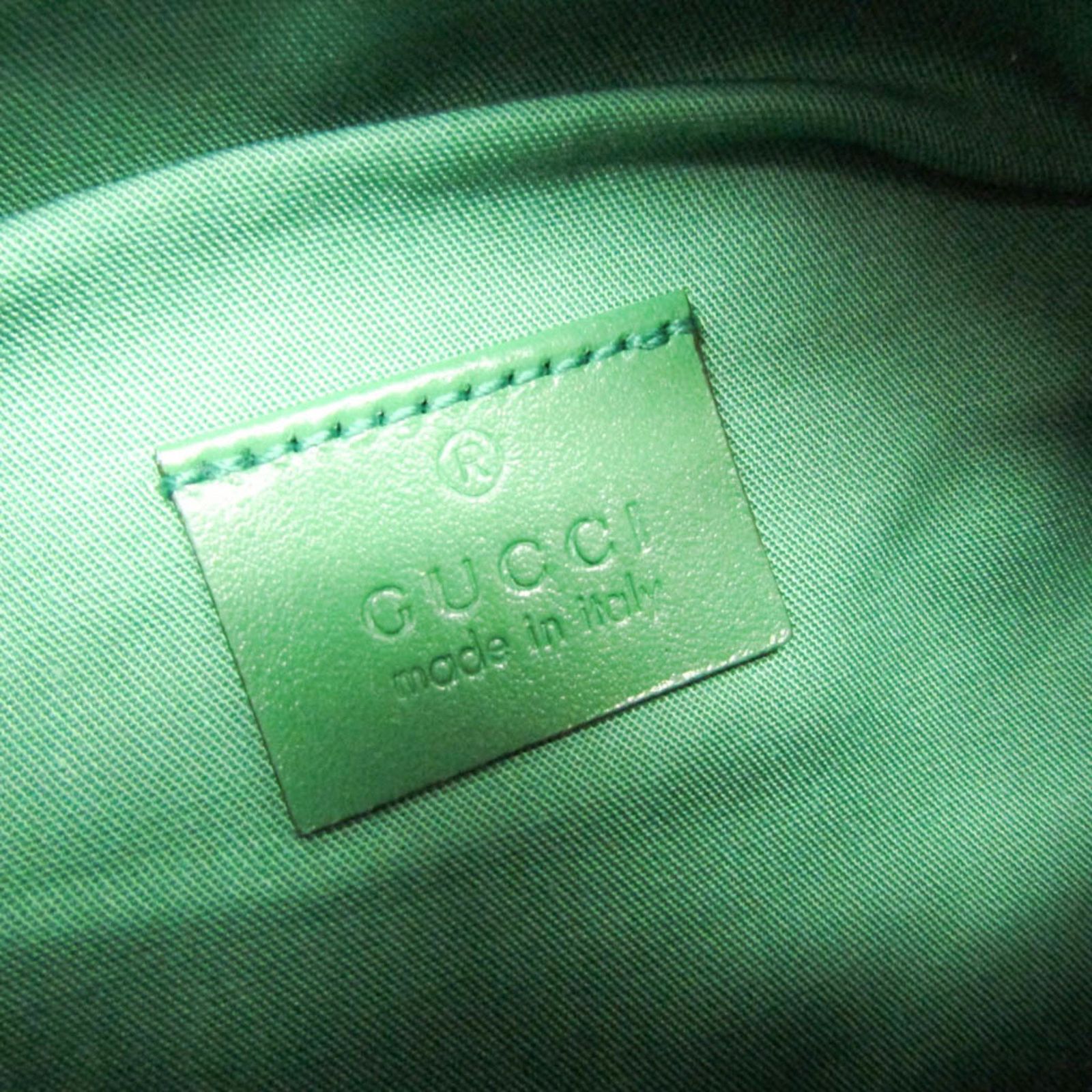 グッチ Gucci インターロッキングG チルドレンズ ベルトバッグ 502095 ボーイズ ガールズ キャンバス ウエストバッグ グリーン DECORATOM_COM_BR