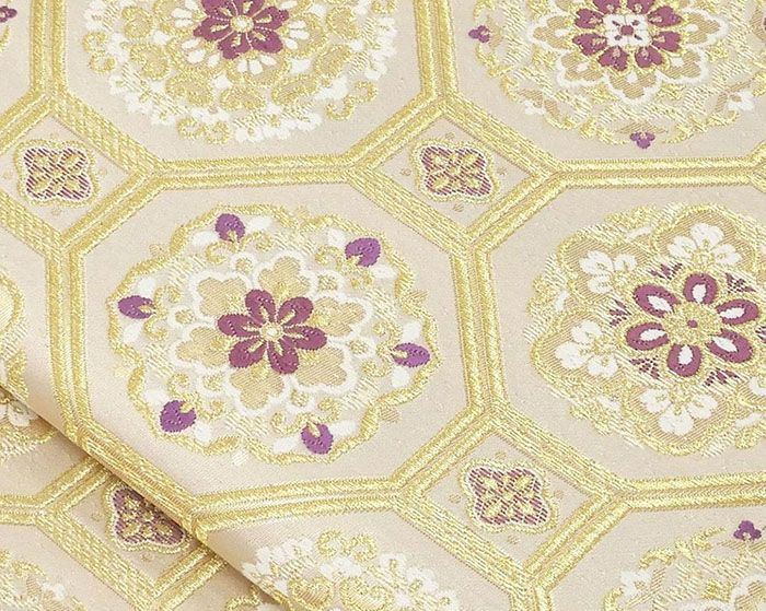 袋帯 新品 仕立て上がり 西陣 華翔苑謹製 帝国貝紫 蜀江華文