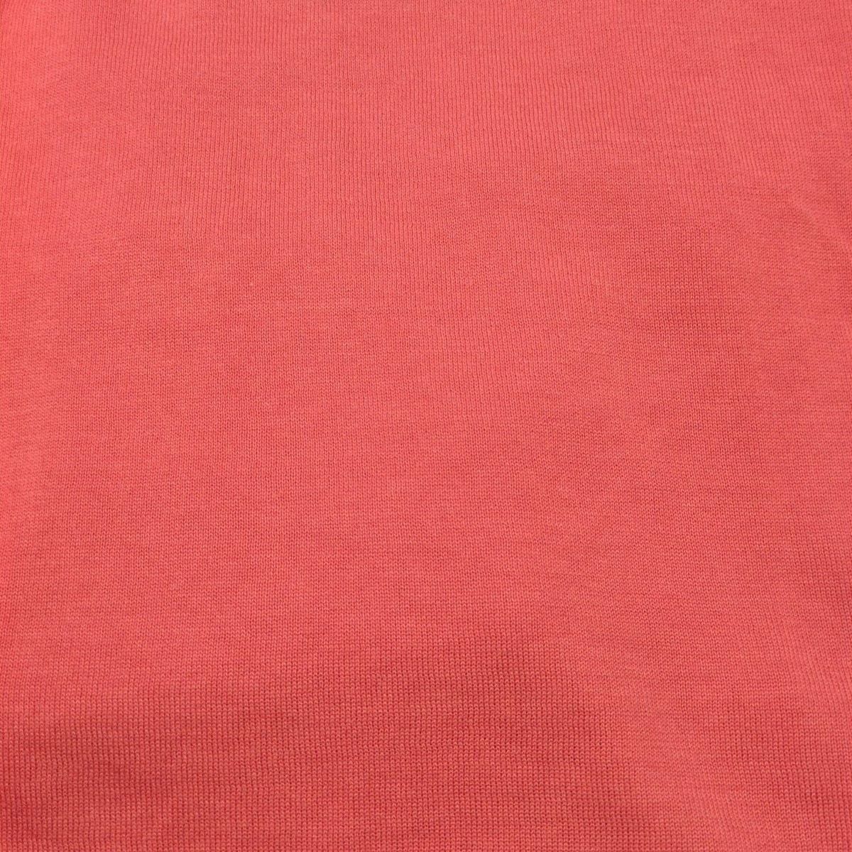 オレンジ タートルネック|ニット