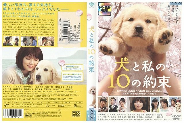 DVD 犬と私の10の約束 田中麗奈 レンタル落ち ZW00617 - メルカリ