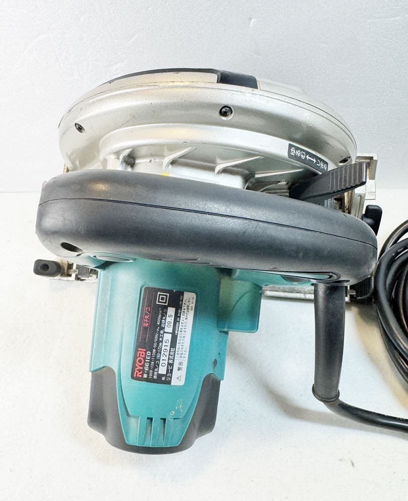 リョービ　 RYOBI 　丸ノコ 　チップソー　　電動ノコギリ　どんっと 値下げ しました　キレルキレル　　MW-46A 610509A　　　　　 Ｒ51 | リョービ(RYOBI) 電子丸ノコ チップソー付 W-763ED 611021A