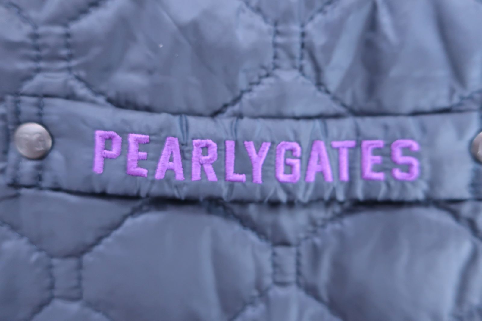 パーリーゲイツ5 ダウン 美品】PEARLY GATES(パーリーゲイツ) ダウンベスト ネイビー