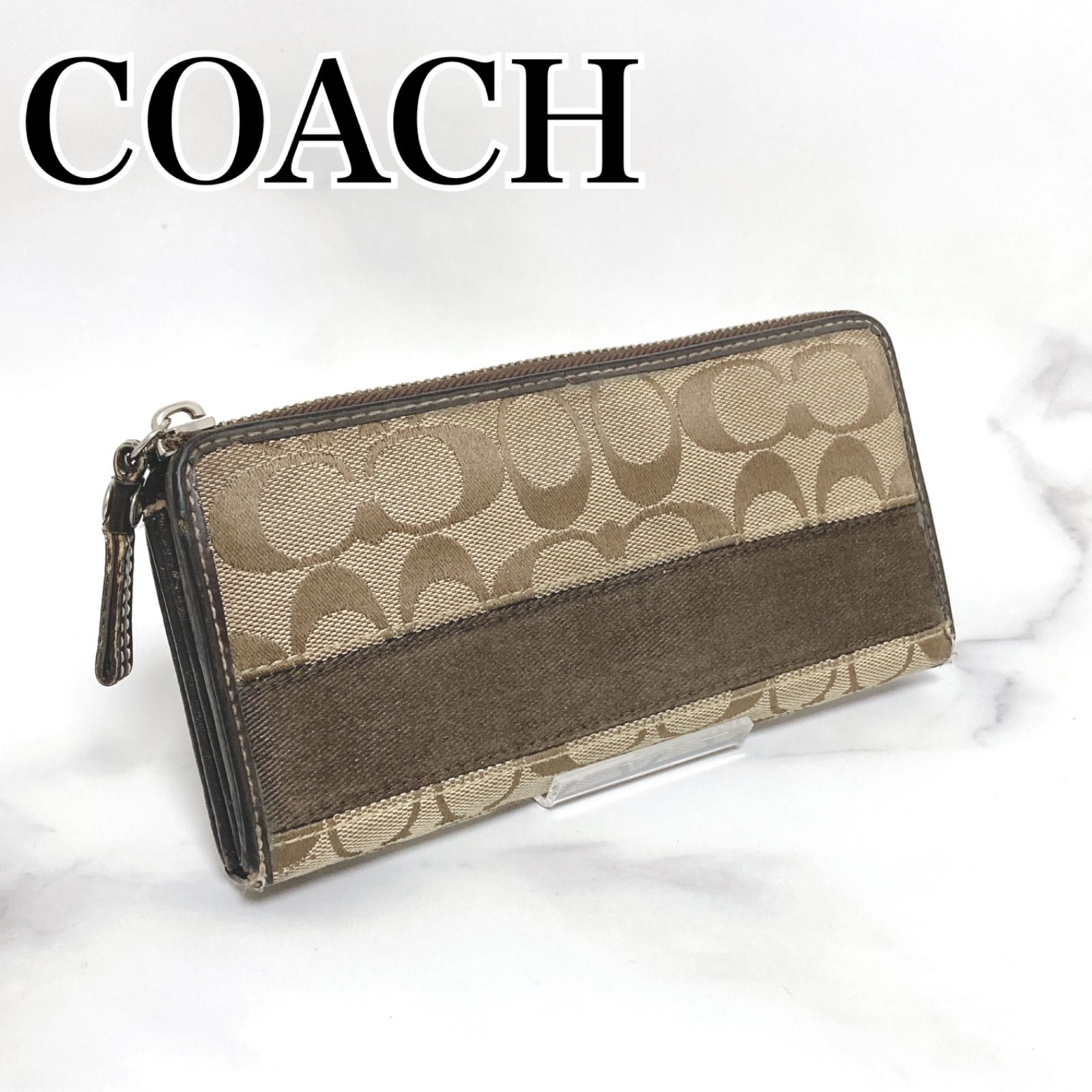 ☆ COACH コーチ 長財布 財布 シグネチャー レディース メンズ