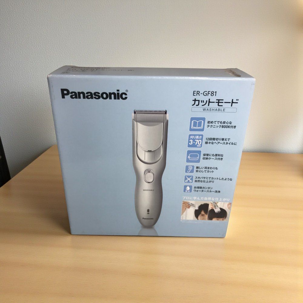Panasonic ER-GF81-S バリカン　【早い者勝ち】 Panasonic ER-GF81-S SILVER カットモード 展示商品 パナソニック