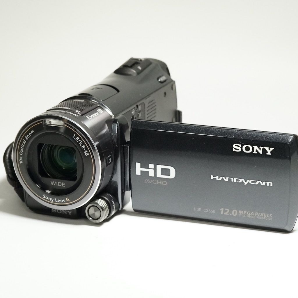 SONY ソニー HDR-CX550V ブラック ビデオカメラ 動作OK 1週間保証 /9649 - メルカリ