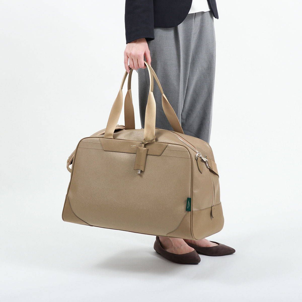メンズ PELLE MORBIDA 2WAYボストンバッグ ショルダーバッグ ブラウン