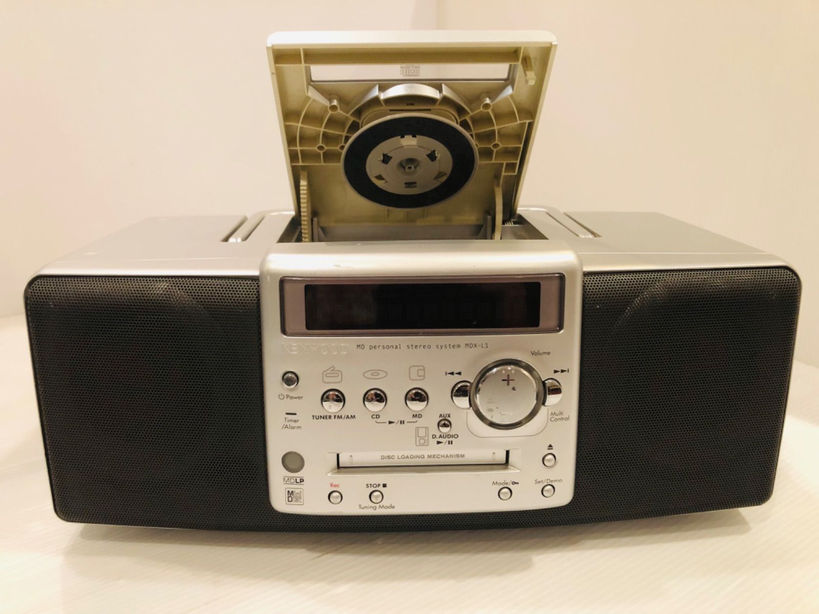 KENWOOD MDX-L1 CD MD ラジオパーソナルステレオシステム - ポータブル