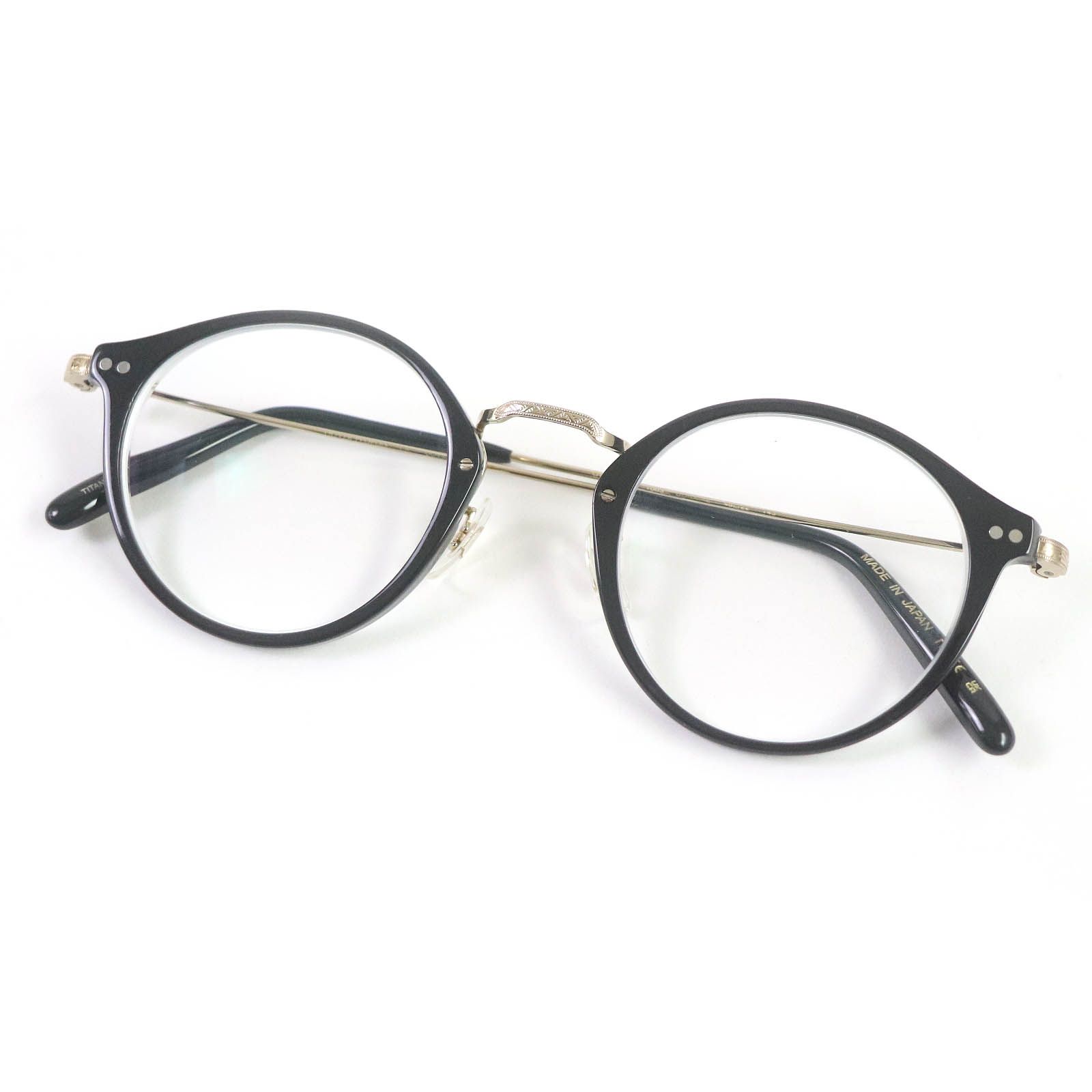 美品□OLIVER PEOPLES オリバーピープルズ OV5448T DONAIRE ボストンフレーム メガネ 眼鏡 アイウェア ブラック  46□22-145 度入り 日本製 メンズ - メルカリ