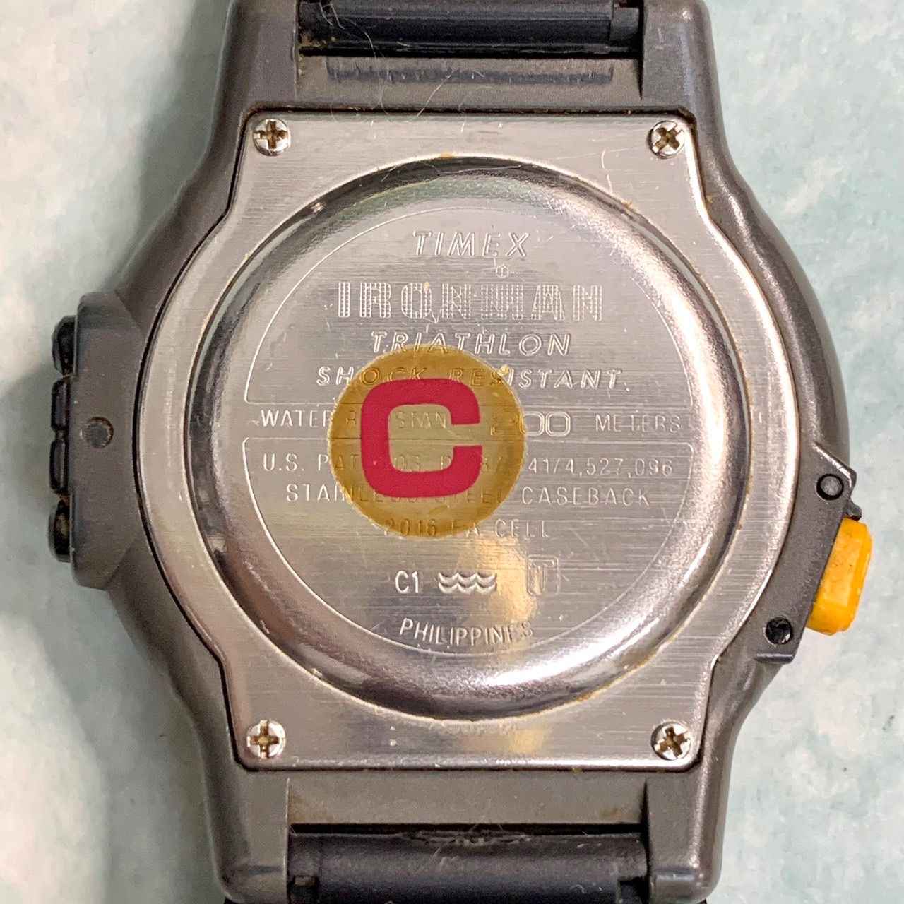 【ジャンク品⭐️ヴィンテージ⭐️タイメックス】　 アイアンマントライアスロンウォッチ　 vintage timex ironman triathlon  watch ★希少品ですがジャンク品です★ コレクションや部品取り等にぜひ （AYA）