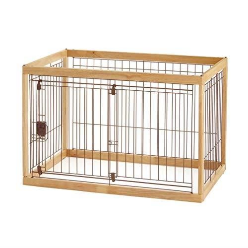 リッチェル 木製ペットサークル 90-60 90×60×59.5cm ナチュラル
