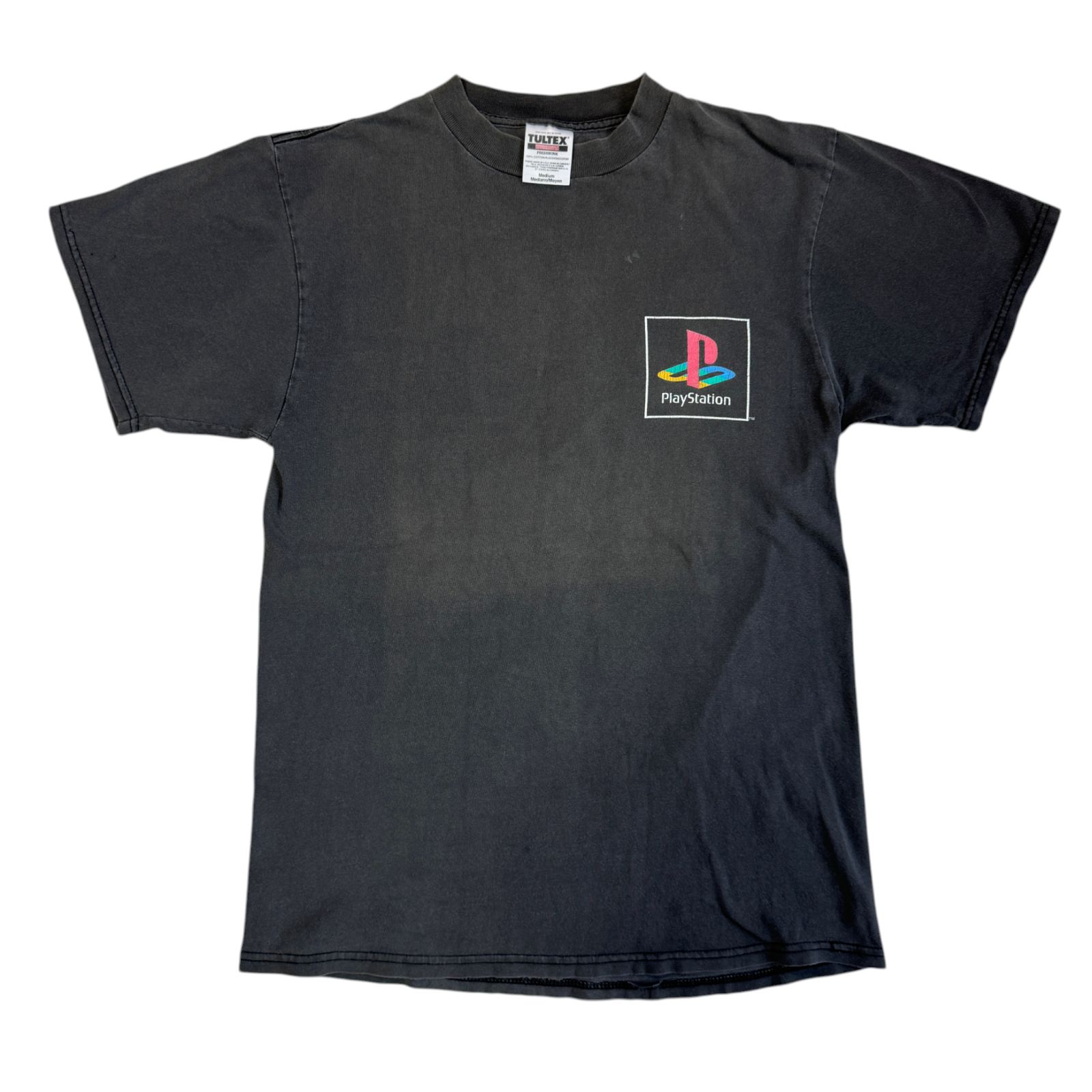 【希少】　Kappa ソニー　PlayStation ゲームシャツ 90s PlayStation ロゴ プリント Tシャツ Mサイズ プレイステーション