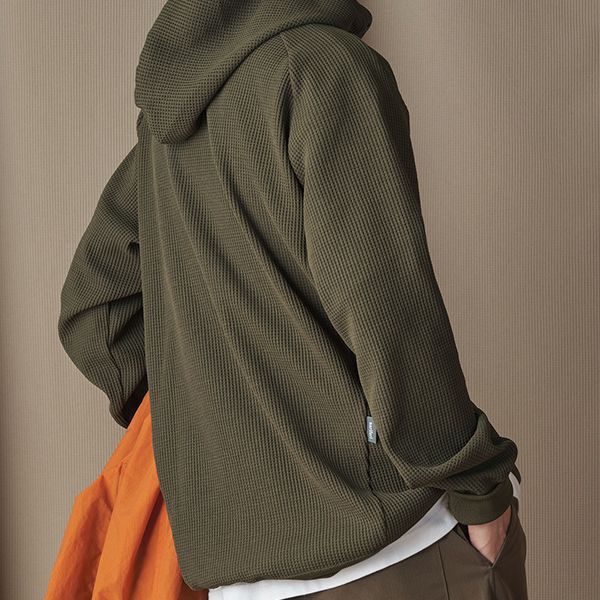 narifuri ナリフリ マルチワッフルプルオーバーパーカー NF1172