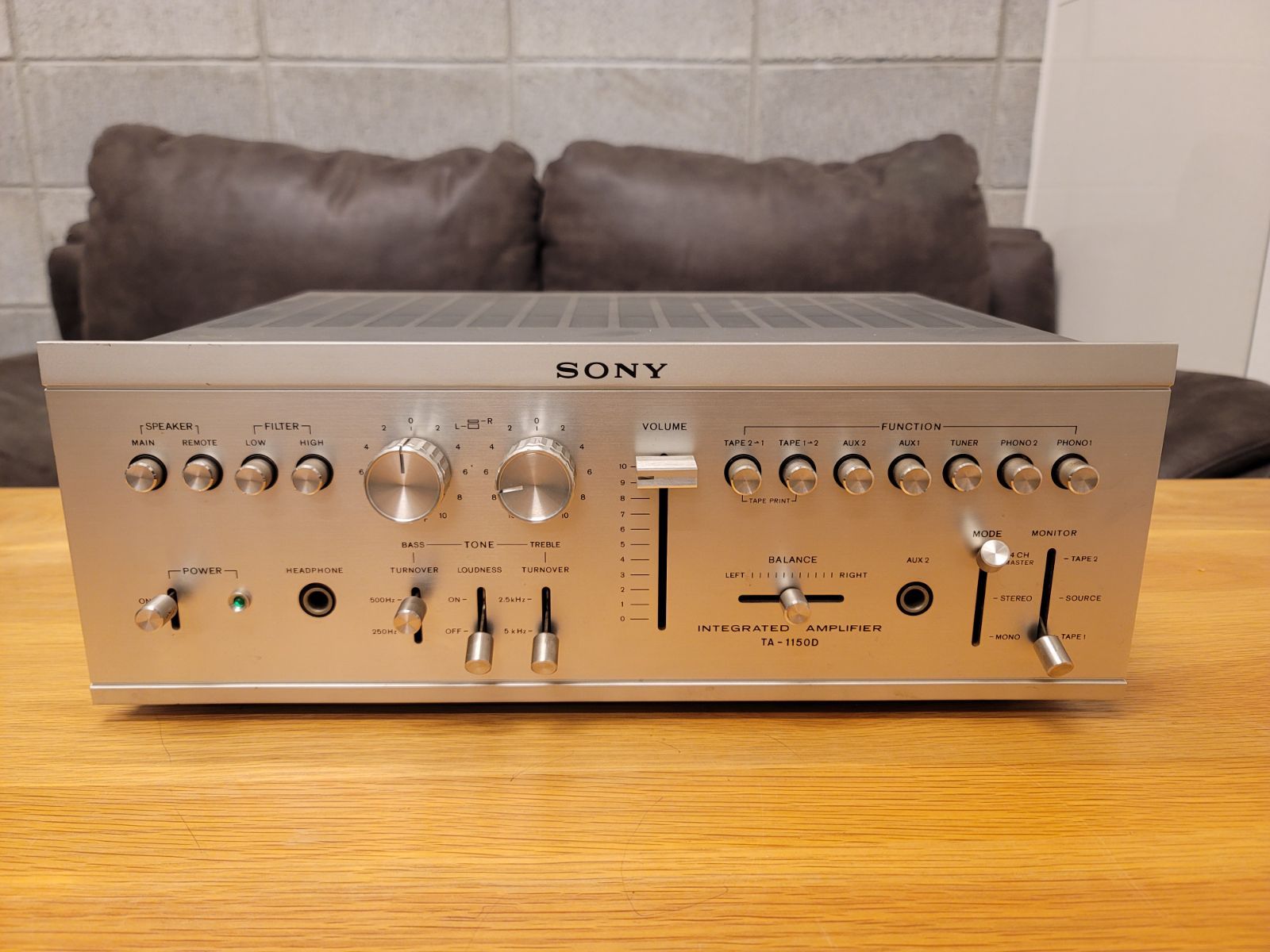 動作品】SONY TA-1150D プリメインアンプ - アンプ