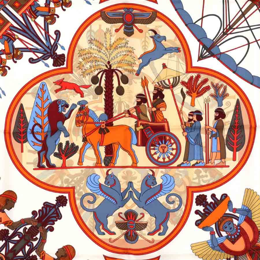 エルメス HERMES スカーフ カレ90 PERSEPOLIS ペルセポリス - メルカリ