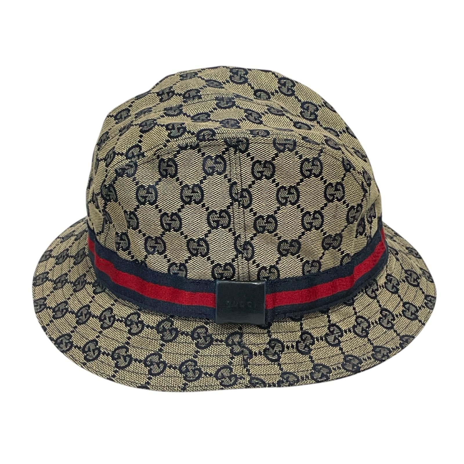 ◆ ◆GUCCI グッチ バケットハット 帽子 ハット GGキャンバス シェリーライン GG柄 030367 28867 Lサイズ Q92607NA