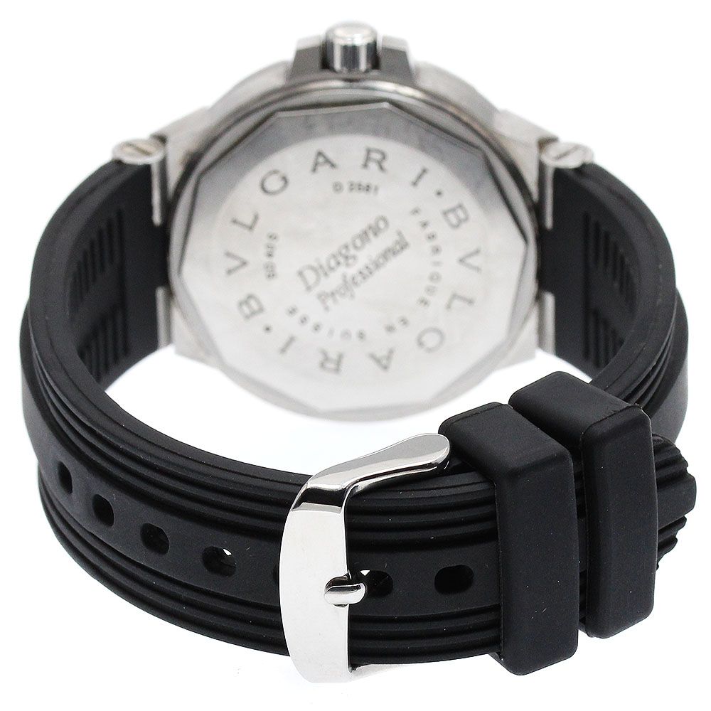ブルガリ BVLGARI SD40S ディアゴノ スクーバ デイト 自動巻き メンズ_  