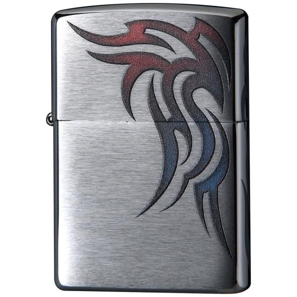 トライバル　TRIBAL 4面加工　ZIPPO　未使用展示品　⑤ トライバル TRIBAL 4面加工 ZIPPO 展示未使用品-純正