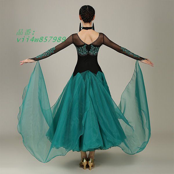 社交ダンス ドレス ドレス パーティー モダンドレス 広がる裾 ドレス ダンス発表会 社交ダンス衣装 vii4w857989 MAAHADDERANG_COM
