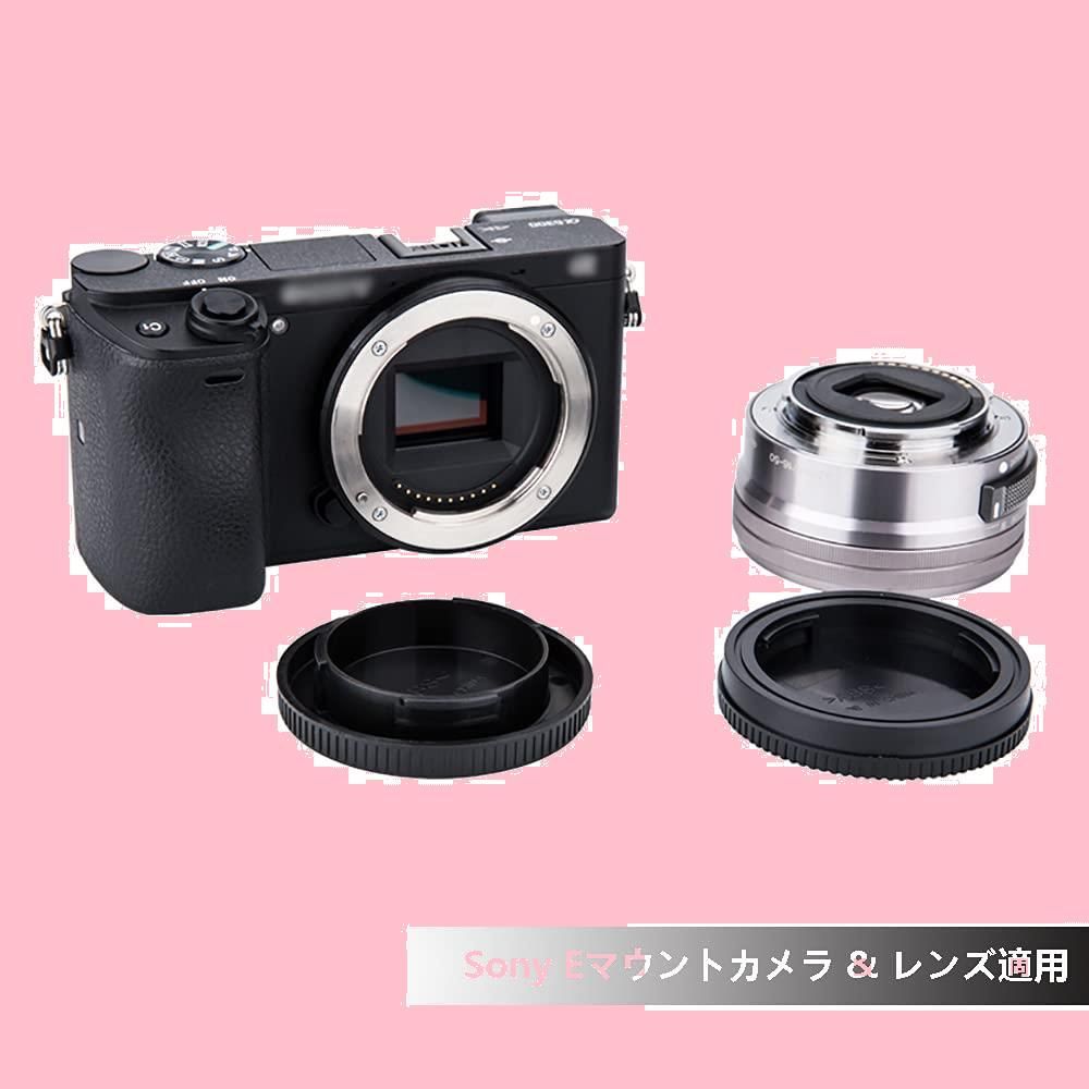 特価商品】2組入 JJC Sony E マウント リアレンズカバー + 