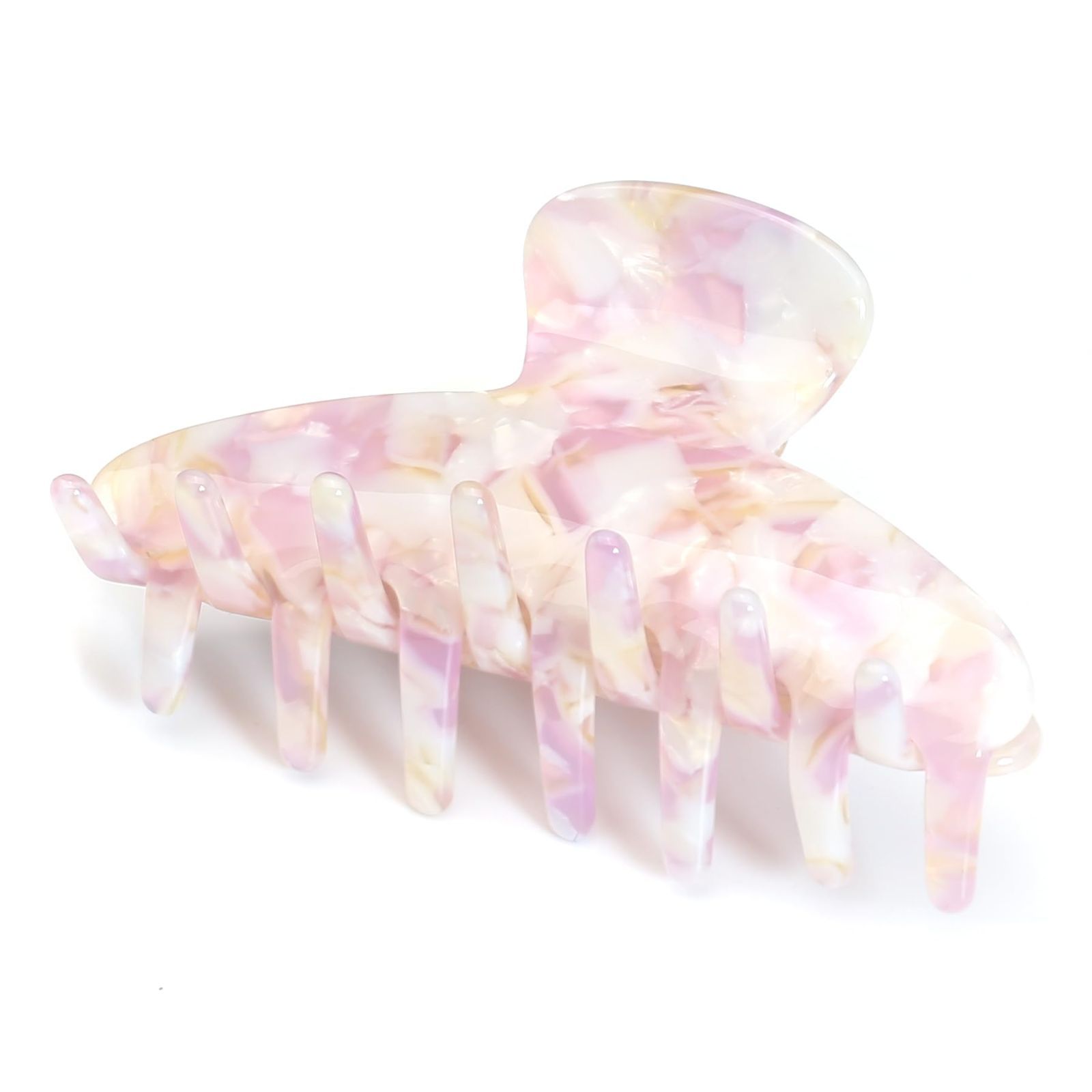 数量 QinGoo 中くらい ヘアクリップ ピンク 髪留め クリップ バンスクリップ しっかりとまる ヘア 大人 韓国 レディース 1本 8.5 cm 4.8 cmLight Purple