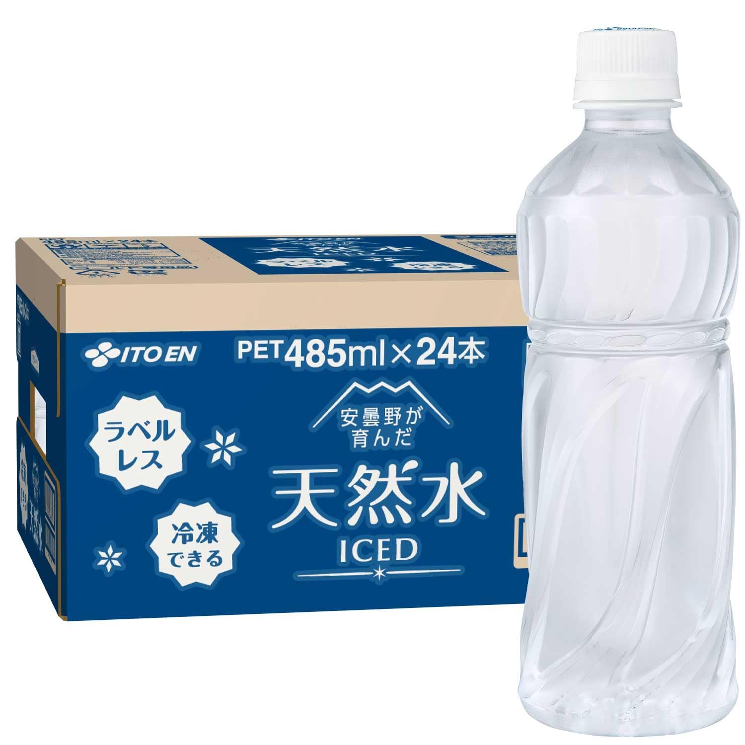 ミネラルウォーター M 天然水」 ラベルレス 伊藤園 485ml×24本 軟水 「 ナチュラル