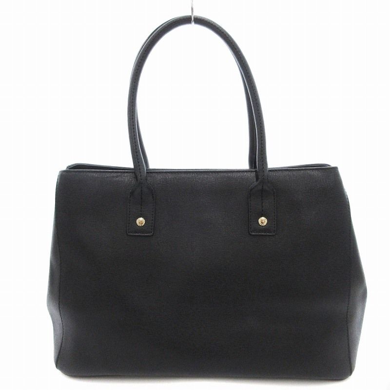 フルラ リンダ ハンドバッグ トートバッグ チャーム ブラック 黒 フルラ FURLA リンダ ハンドバッグ トート チャーム付き 黒