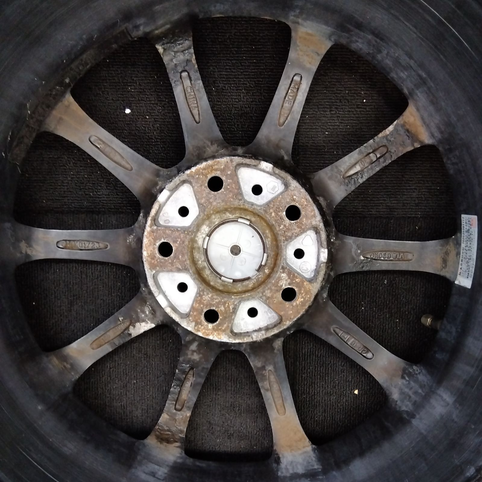 16×6.5J＋53】中古 ホイール 4本セット シュナイダー SCHNEIDER StaG