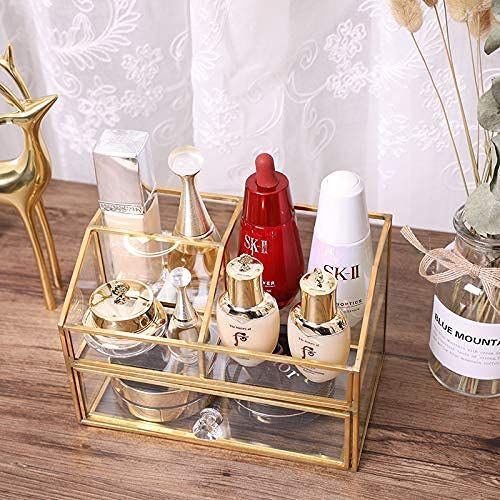 ガラス 化粧品収納ラック 強い耐久性 整理簡単 化粧品収納ボックス