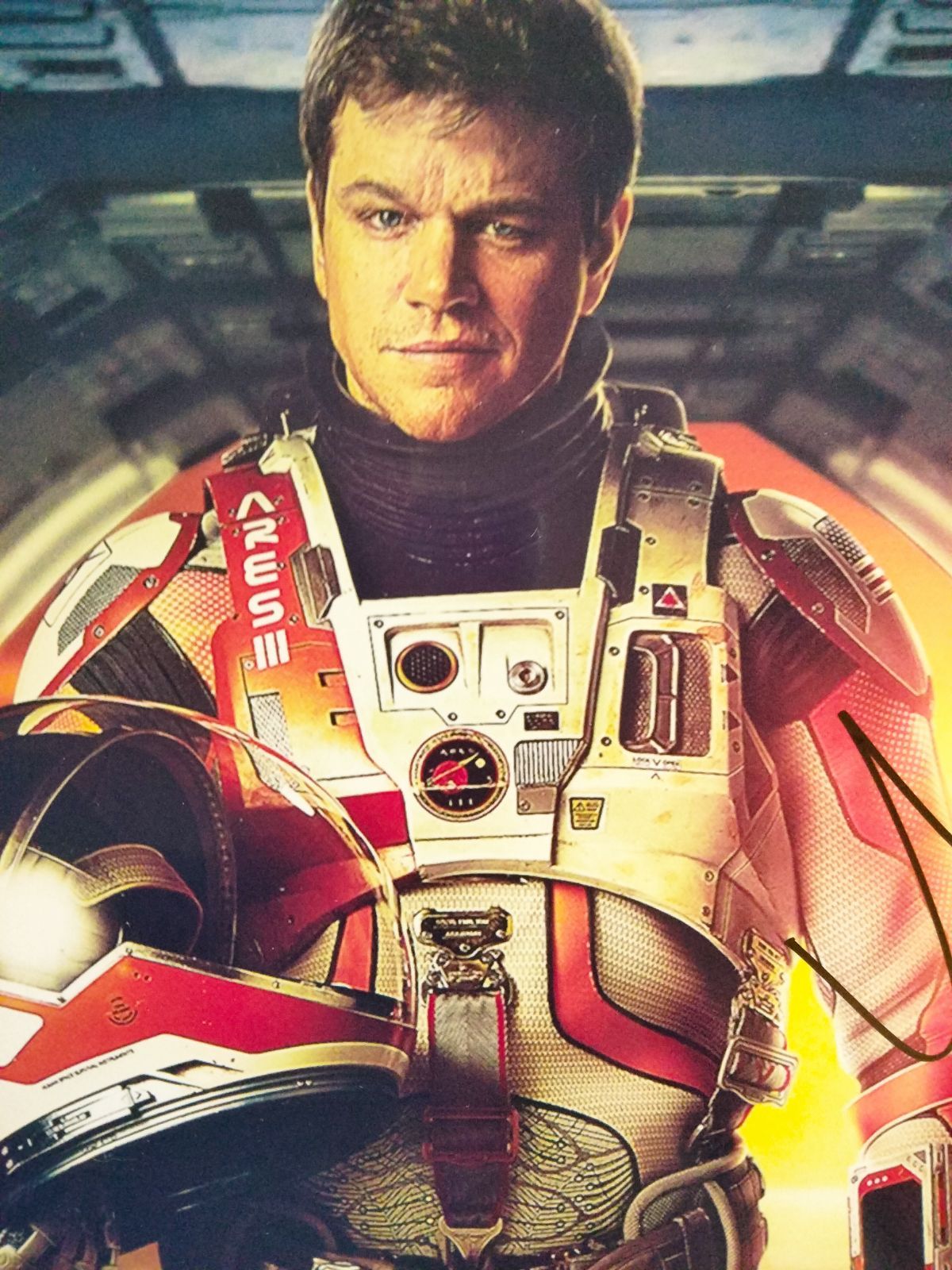 Amazon.co.jp: マットデイモン直筆サイン入り超 大型写真…Matt Damon : おもちゃ