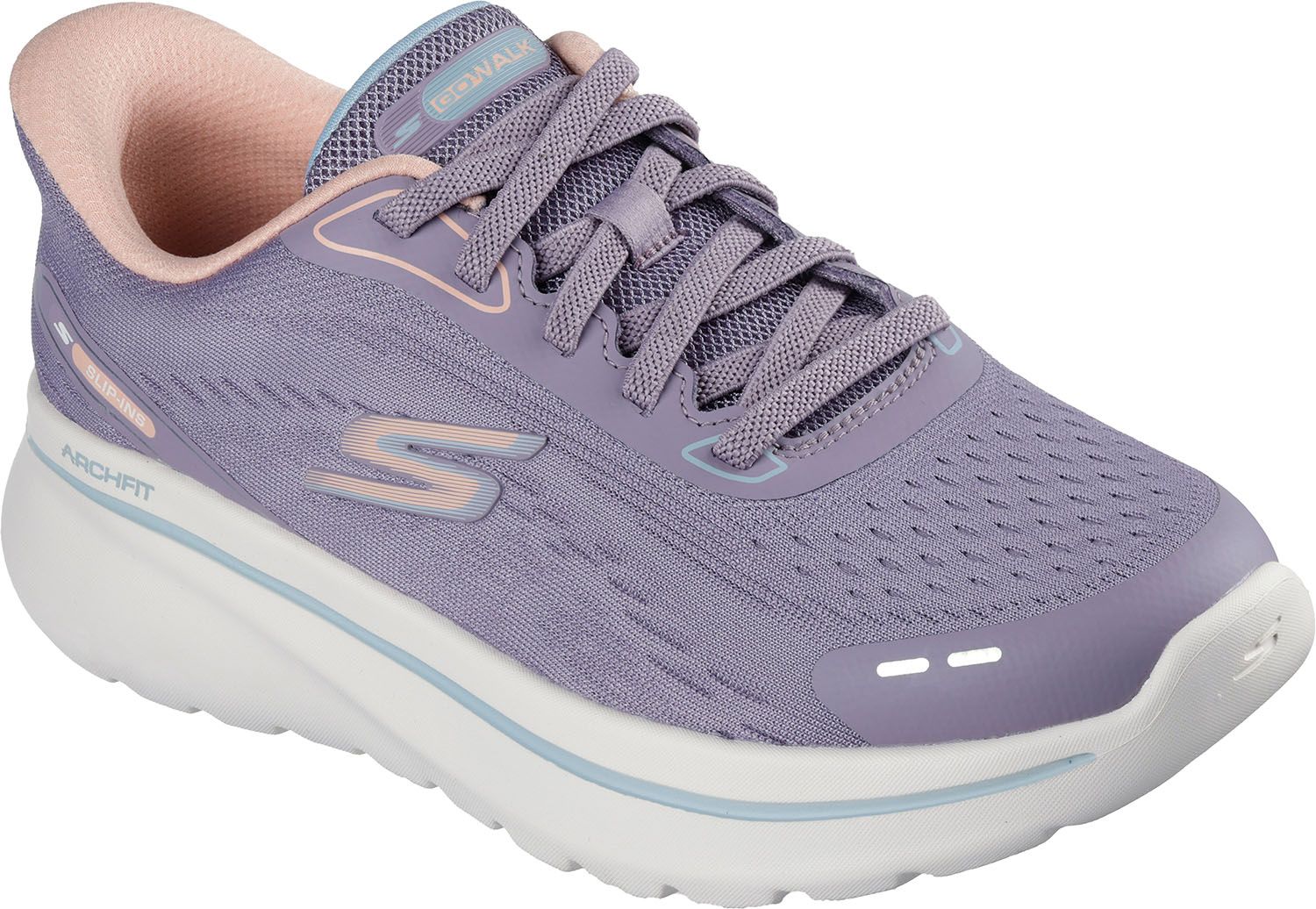 スケッチャーズ SKECHERS GO WALK ARCH FIT N-JOY 125840 MVE ピンク
