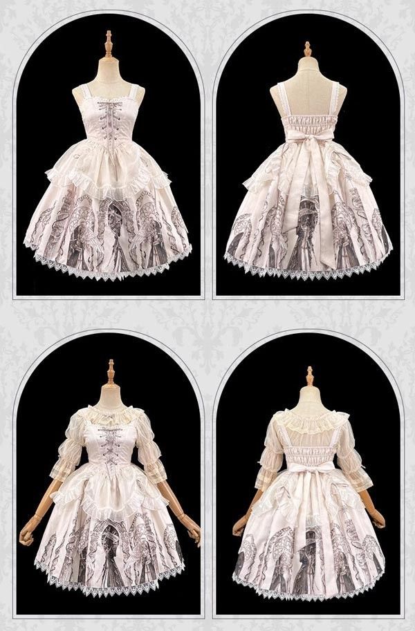 ロリータ ワンピース ハロウィン ウイッチ 魔法使い 魔女風 レトロ風 リボン Aライン 暗黒風 五分袖 ショート丈 レディース ゴスロリ ハイウエスト コスチューム コスプレ 洋服 可愛い セクシー 日常 仮装 パーティ 文化祭 学園祭 ブラック ベージュ IMPECCABLEHEALTHCARESERVICES_COM