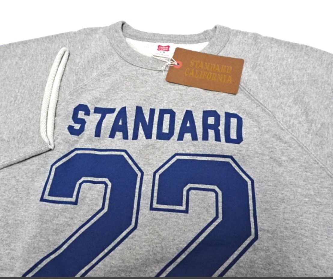 スタンダードカリフォルニア　22アニバーサリー　ベースボールロゴスエット スタンダードカリフォルニア 22アニバーサリー ベースボールロゴ