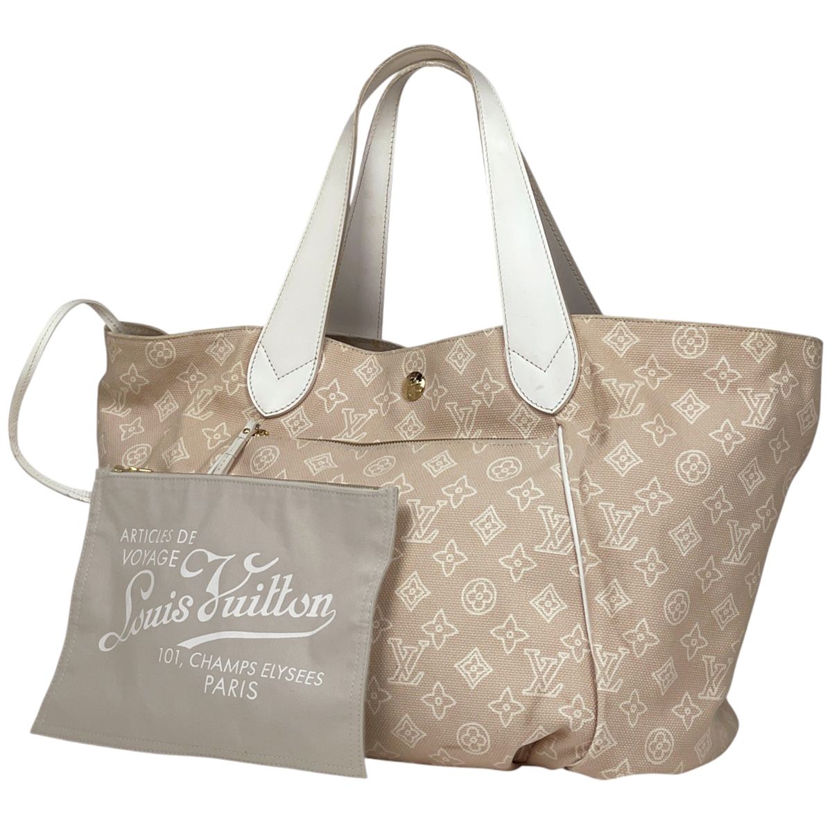 ルイ・ヴィトン Louis Vuitton カバ イパネマ GM ショルダーバッグ ビーチライン トートバッグ キャンバス サーブル M95986 レディース 【】