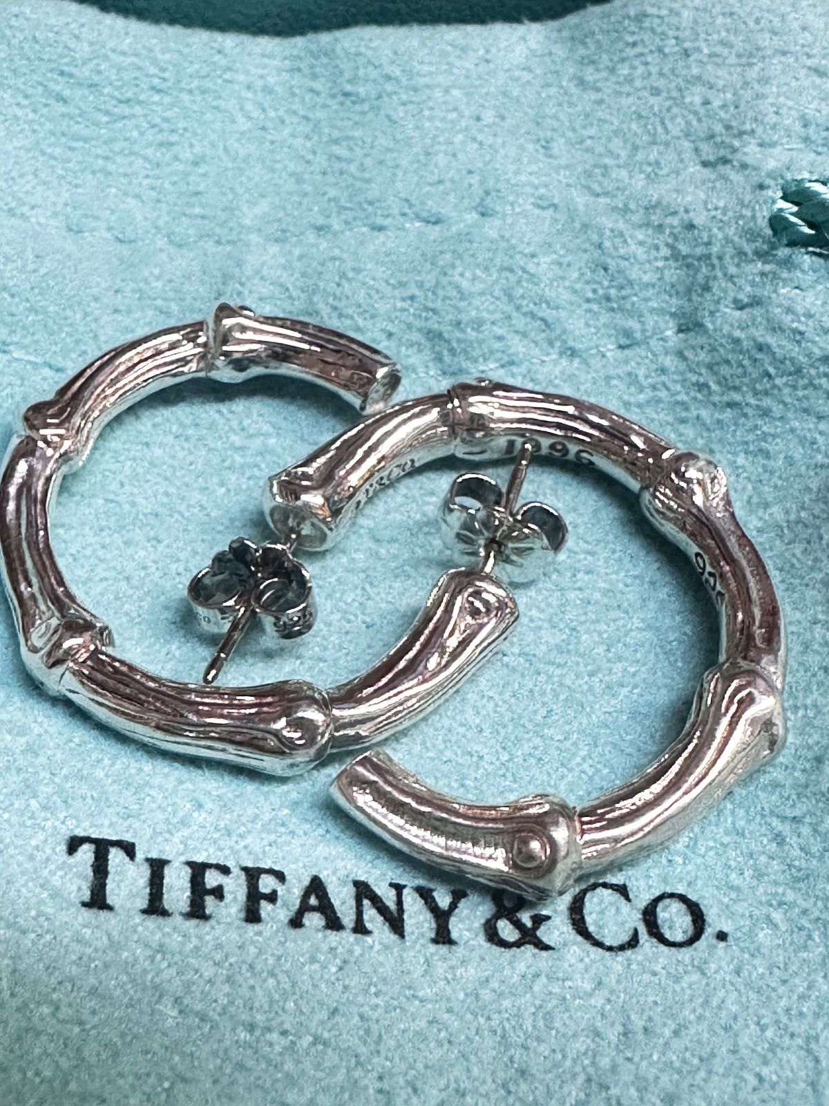 Tiffany バンブーピアス（両耳用） ティファニー バンブー ピアス(両耳用) 925 6.0g シルバー