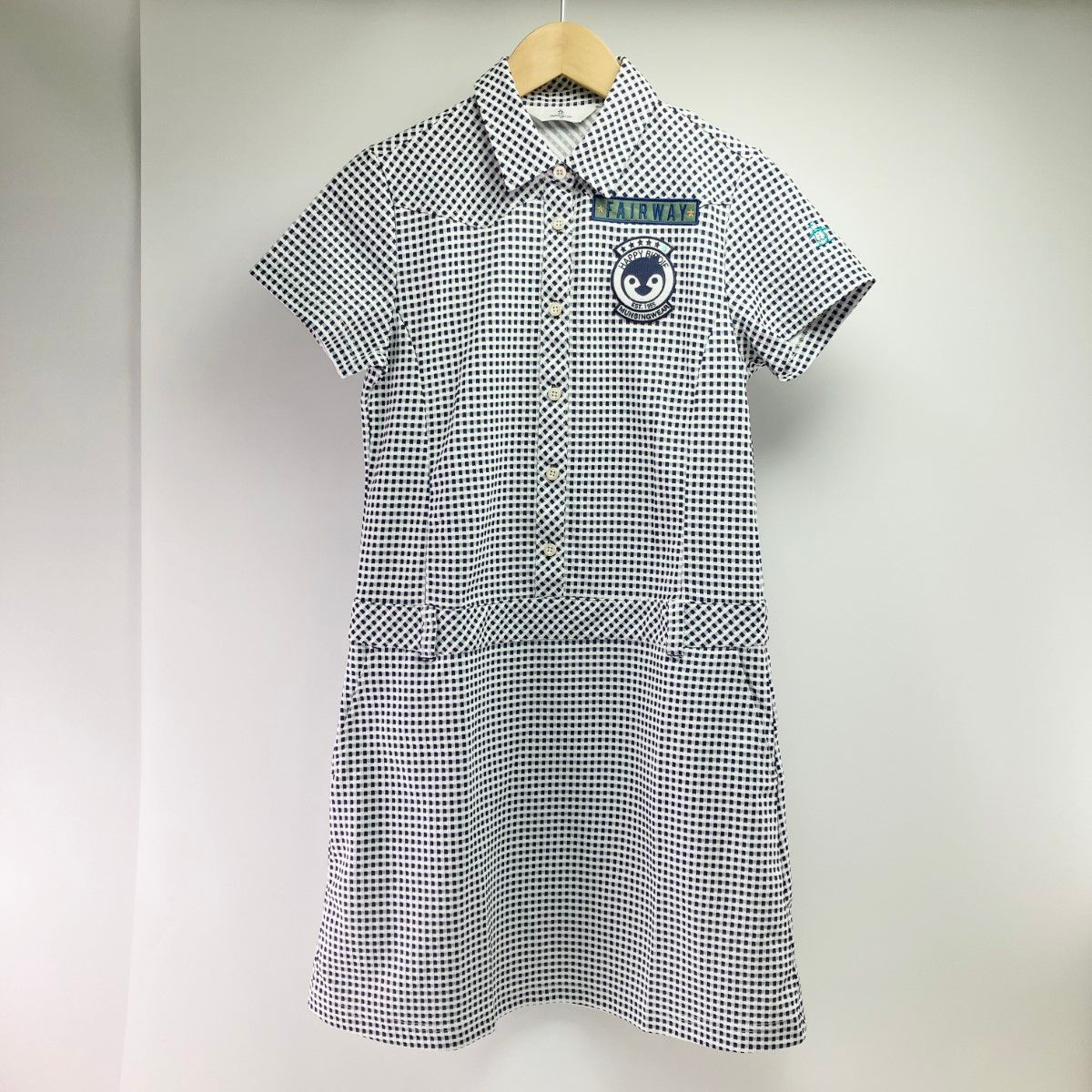 Munsingwear - ▽▽マンシングウェア レディース ギンガムチェック ワンピース  開封未使用品 ▽▽Munsingwear マンシングウェア レディース ギンガムチェック