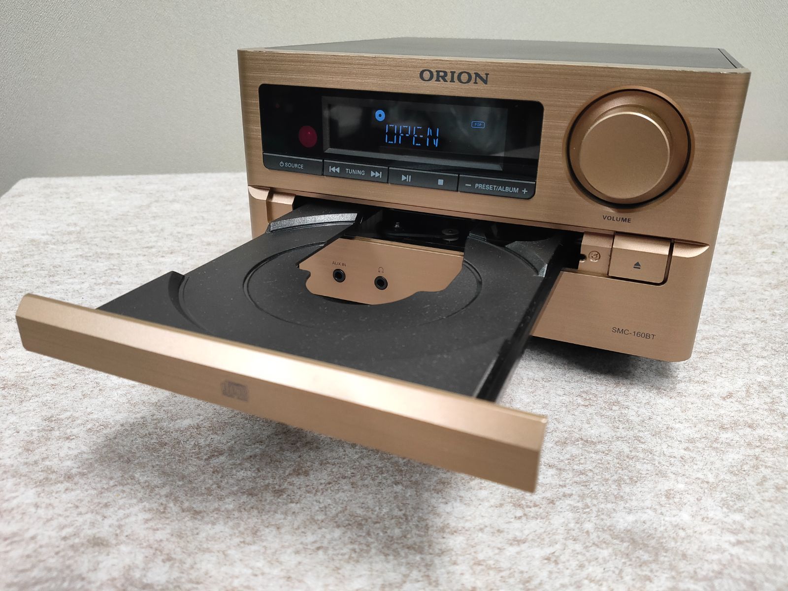 Bluetooth機能搭載CDステレオシステムSMC-160BT ORION SMC-160BT CDステレオシステム コンポ Bluetooth 5.0 木製
