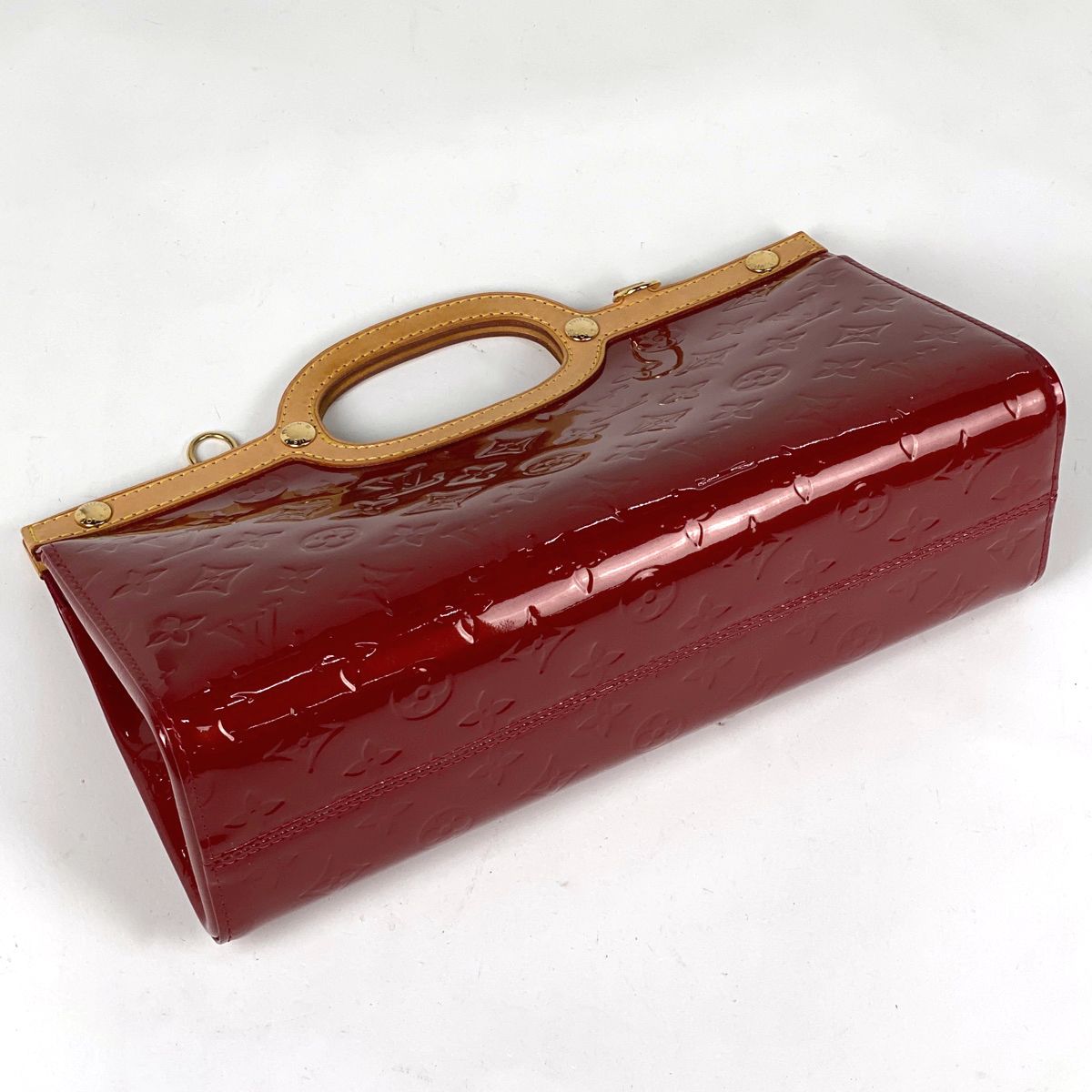 ルイ・ヴィトンレッドエナメルバッグ2way