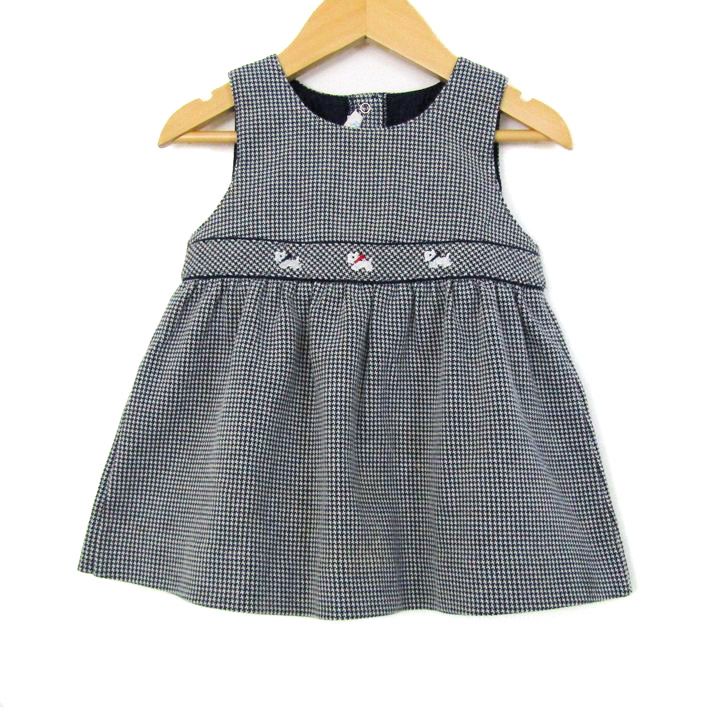 お値下げ！美品！【familiar】ノースリーブワンピース（80） TITTY＆CO. ワンピース セーラーノースリーブワンピース