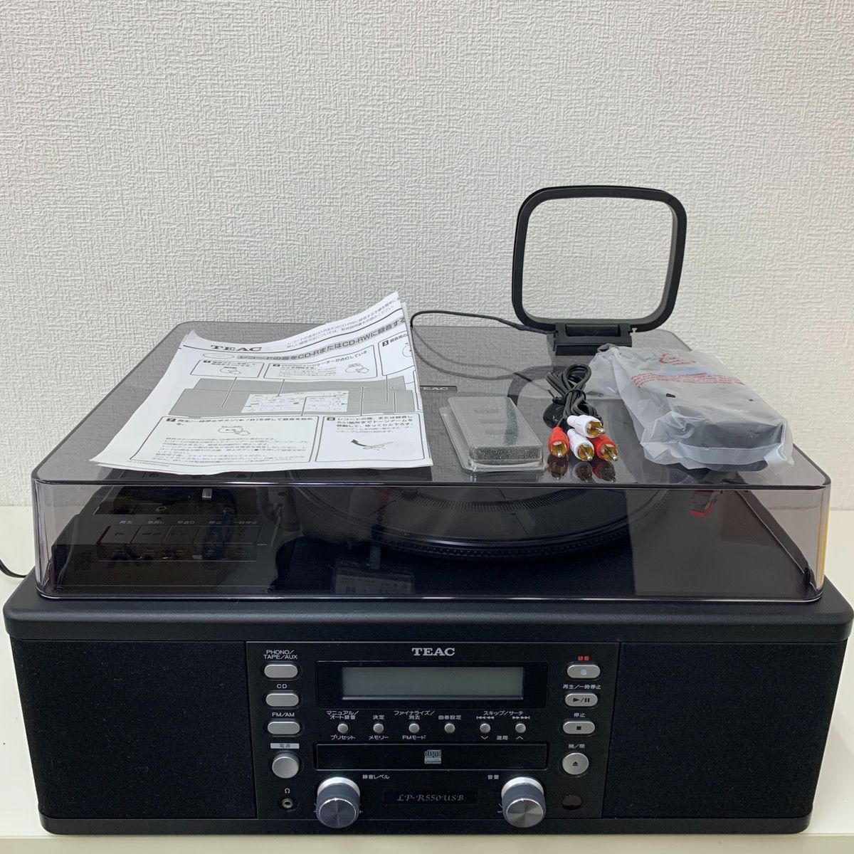 S【美品】TEAC LPレコードプレーヤー LP R550USB 変換 - shop☆日用品