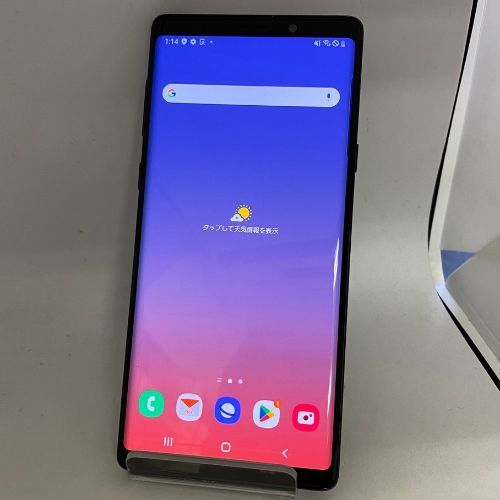 ★【中古品】au Galaxy Note9 SCV40 ブラック SIMロック解除済